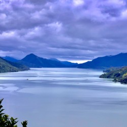 Grey Sky Over the Lake