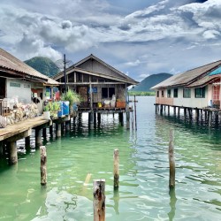 Houses in Koh Panyee Floating Village Thailand 