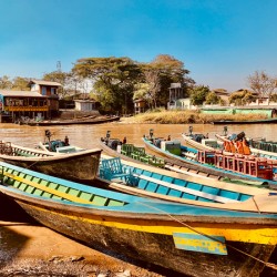 Inle Lake Boats