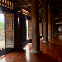 Inside Peace in Wooden Temple