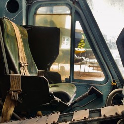 Inside the Helicopter