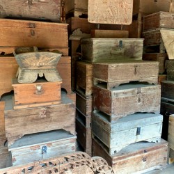Many Wooden Boxes