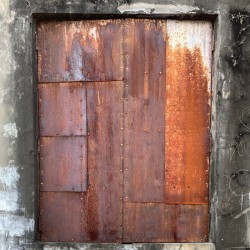 Blocked Metal Window
