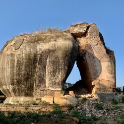 Mingun Pahtodawgyi Elephant Rock