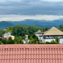 Mountains passed the Roof