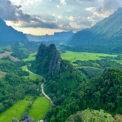 Nam Xay Viewpoint Vang Vieng Laos 1
