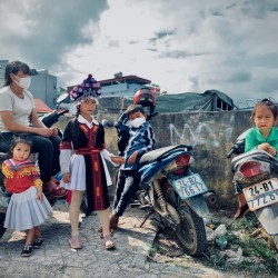 Bac Ha Market Family in Vietnam