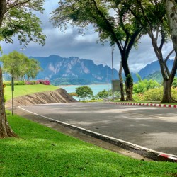Road to Khao Sok Lake Thailand