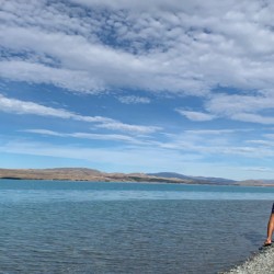 Rock Throwing on the Lake