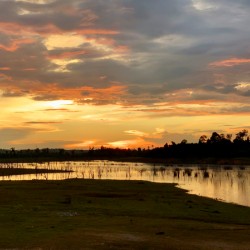 Serenity Over the Lake