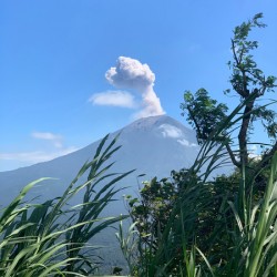 Smoke Out of a Volcano