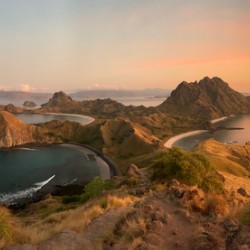 Sunrise on Padar Island Indonesia 2