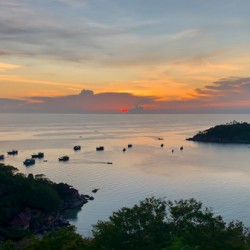 Sunset in Chalok Bay Koh Tao Thailand