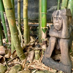 Thinking Wooden Sculpture