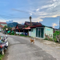 Walking Around Vang Vieng Laos 2