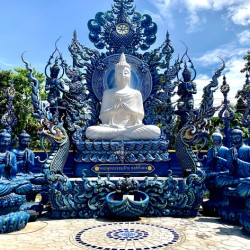 Wat Rong Suea Ten Blue Temple 1