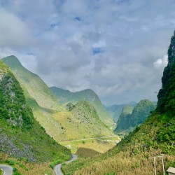 Windy Road in the Mountains
