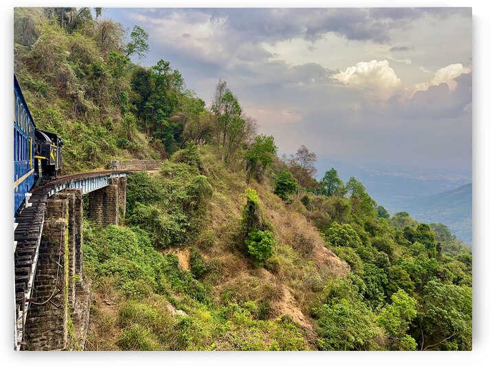Toy Train by the Mountain by Jimmy Roy Photos