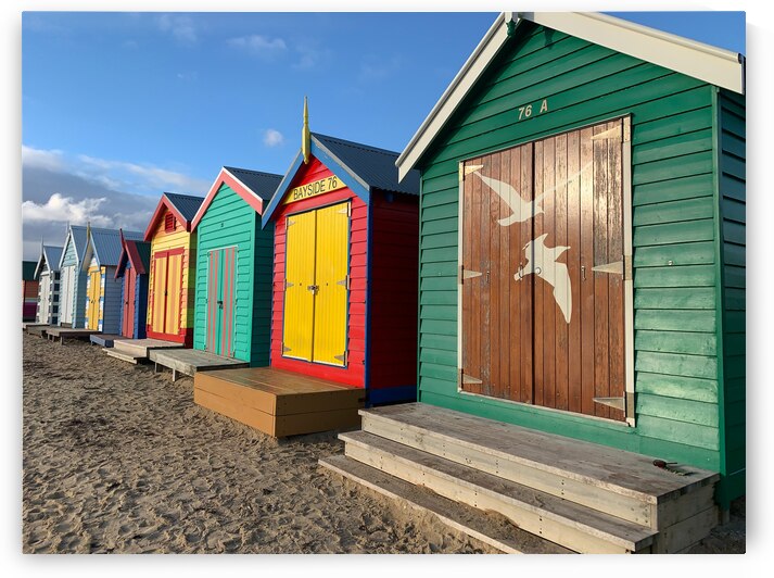 Beach Huts by Jimmy Roy Photos