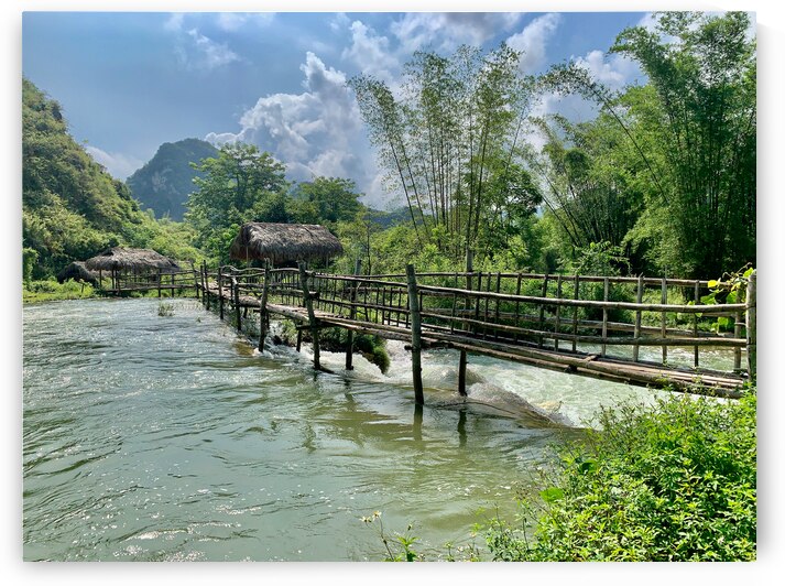 Long Bamboo Bridge by Jimmy Roy Photos