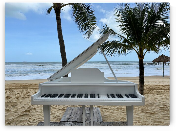 Piano on the Beach by Jimmy Roy Photos