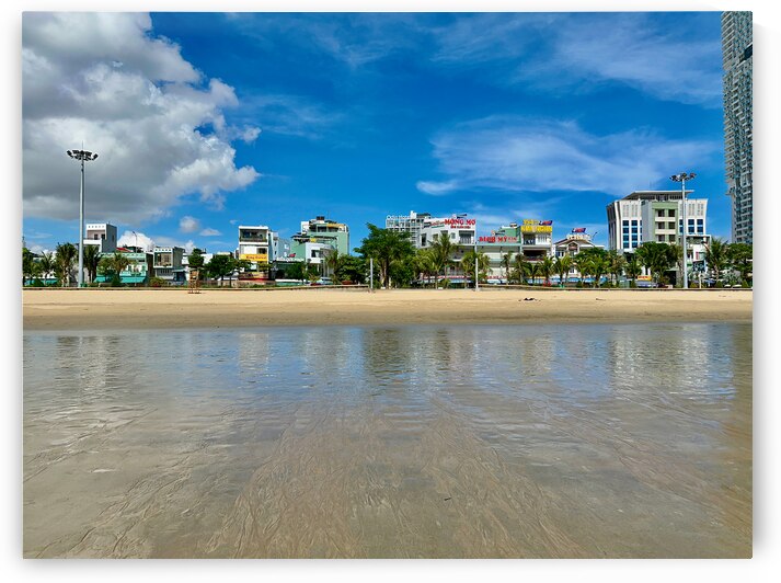 City from the Beach by Jimmy Roy Photos