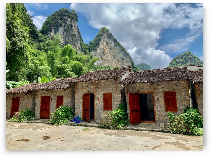 Stone Houses by the Mountain by Jimmy Roy Photos
