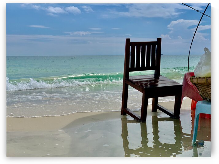 Chair on the Beach by Jimmy Roy Photos