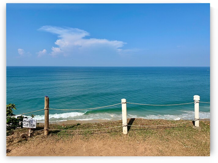 Beach Down the Cliff by Jimmy Roy Photos