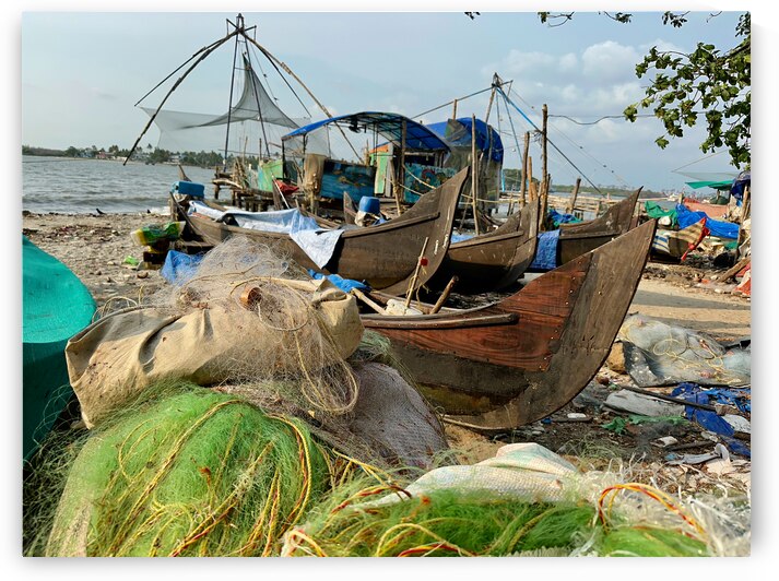 Fishing Boats on the Beach by Jimmy Roy Photos