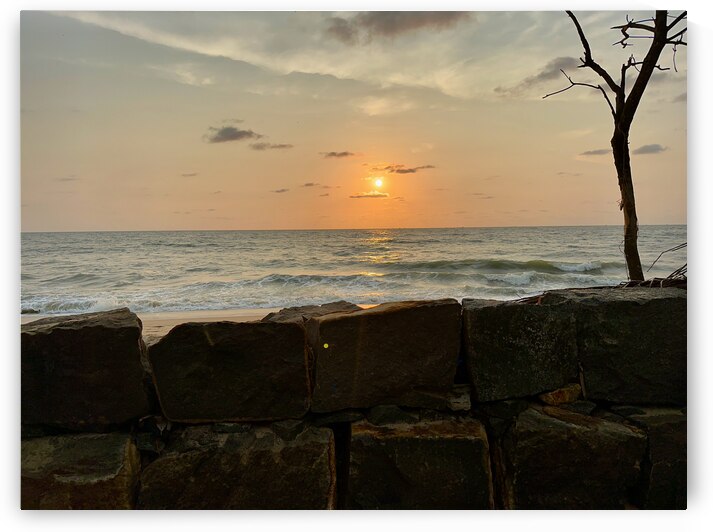 Sunset Behind the Wall 2 by Jimmy Roy Photos
