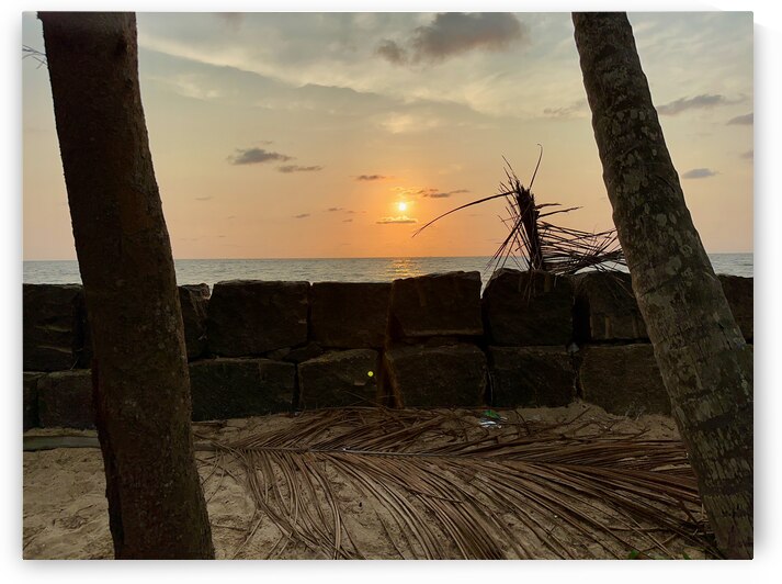 Sunset Behind the Wall by Jimmy Roy Photos