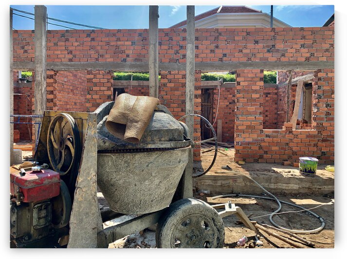Brick House On the Way by Jimmy Roy Photos