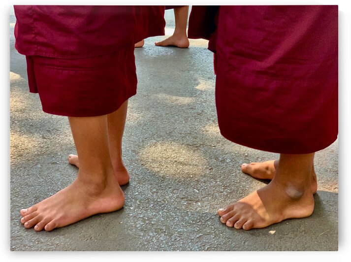 Monks Feet by Jimmy Roy Photos