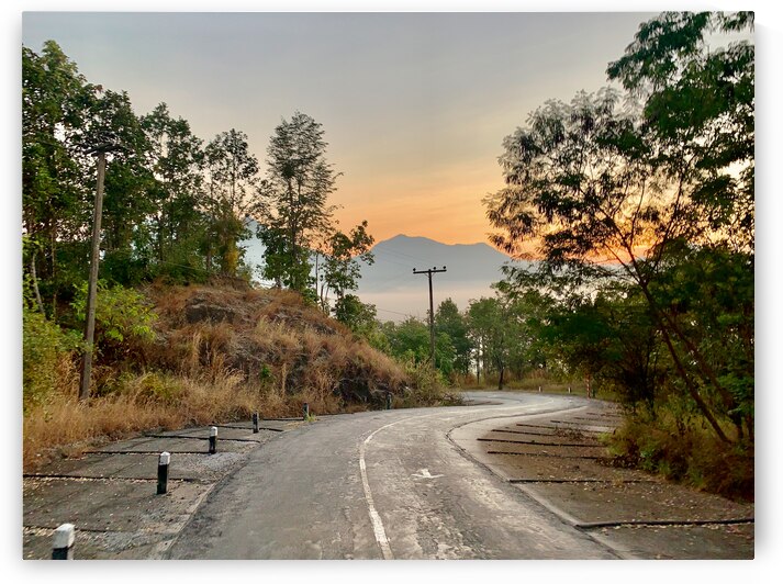 Sunrise Windy Road by Jimmy Roy Photos
