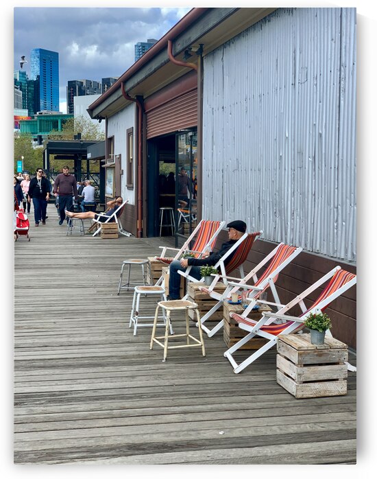 Sitting on the Dock by Jimmy Roy Photos
