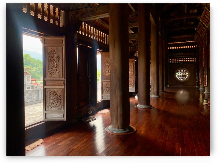 Inside Peace in Wooden Temple by Jimmy Roy Photos