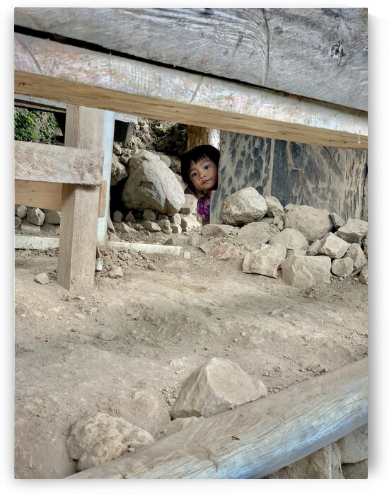 Hiding Little Girl by Jimmy Roy Photos