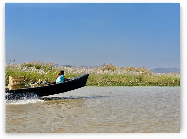 Fast Boat on the River by Jimmy Roy Photos