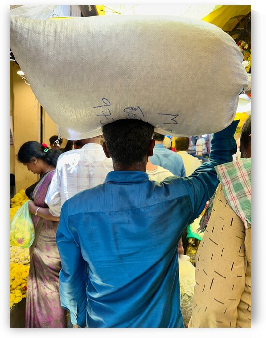 Rice Bag on the Head by Jimmy Roy Photos