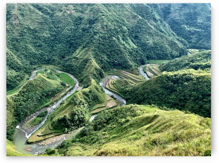 S-Shaped River Rice Valley by Jimmy Roy Photos