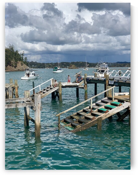 Dock Stairs by Jimmy Roy Photos