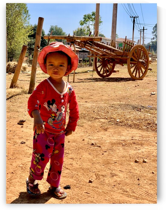 Little Girl on the Farm by Jimmy Roy Photos