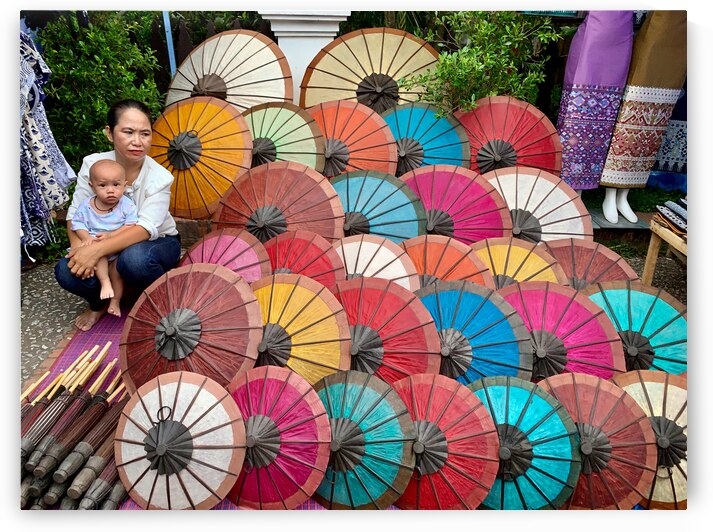 Selling Umbrellas by Jimmy Roy Photos