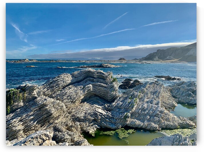 Light Gray Pancake Rocks by Jimmy Roy Photos