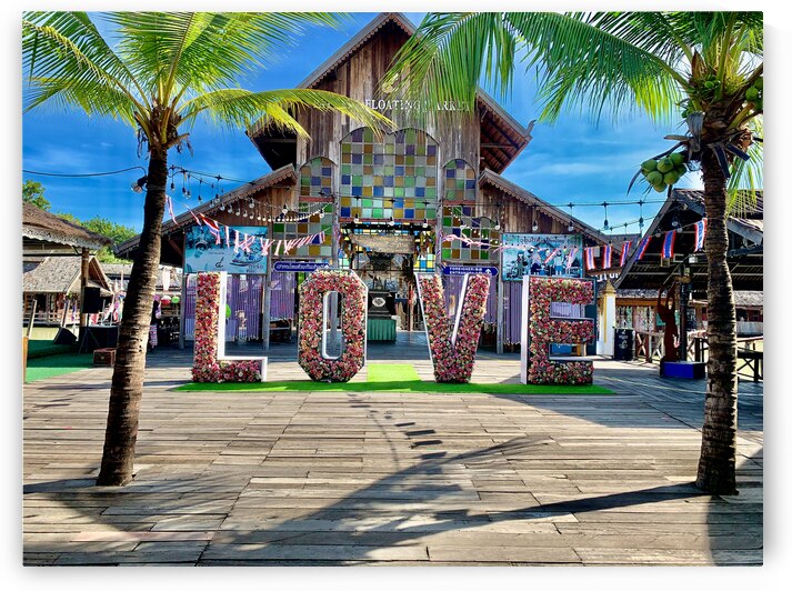 Love Sign With Palm Trees by Jimmy Roy Photos