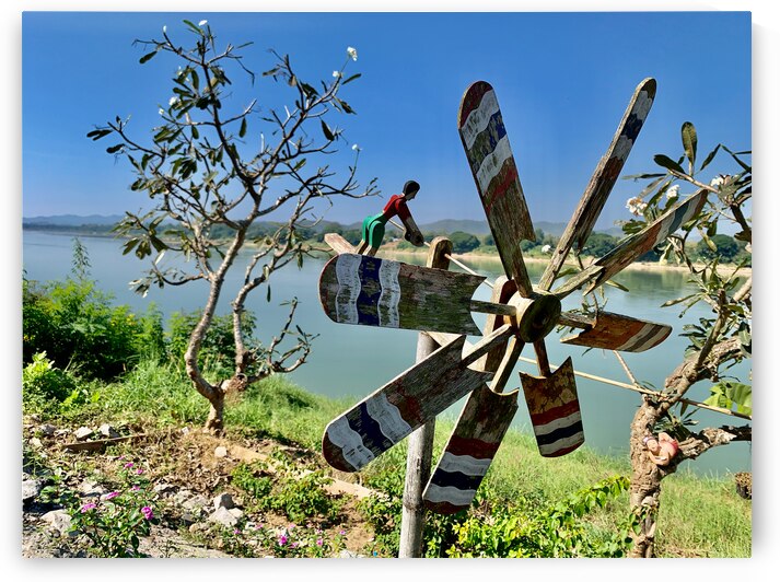 Fan by the Mekong River by Jimmy Roy Photos