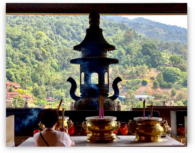 Buddhist Prayer 2 by Jimmy Roy Photos