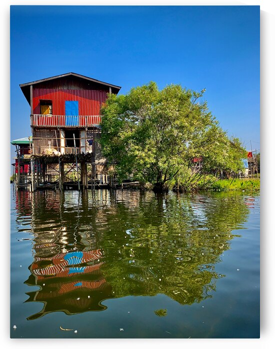 Inle Lake Reflections 2 by Jimmy Roy Photos