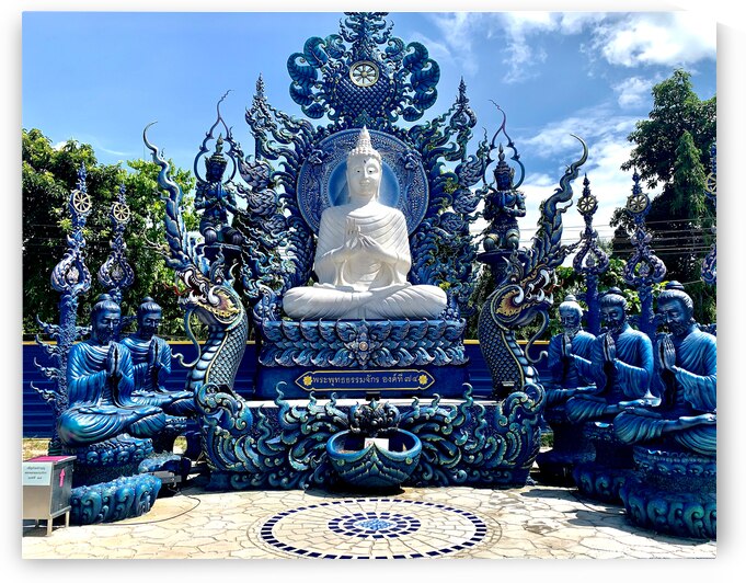 Wat Rong Suea Ten Blue Temple 1 by Jimmy Roy Photos